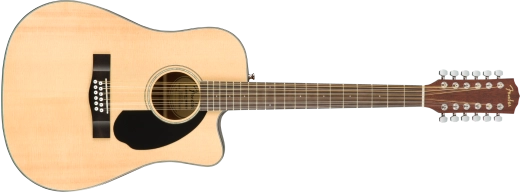 Fender - CD-60SCE Dreadnought 12-String Acoustic-Electric Guitar - Natural