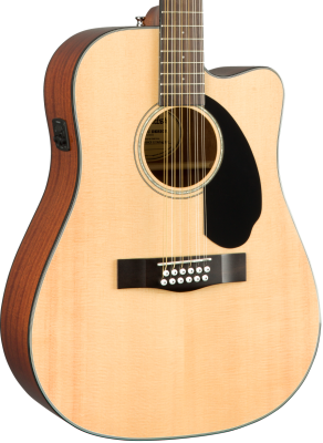 CD-60SCE Dreadnought 12-String Acoustic-Electric Guitar - Natural