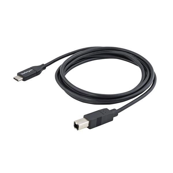 USB-C to USB-B Cable, M/M, USB 2.0 - 6 foot