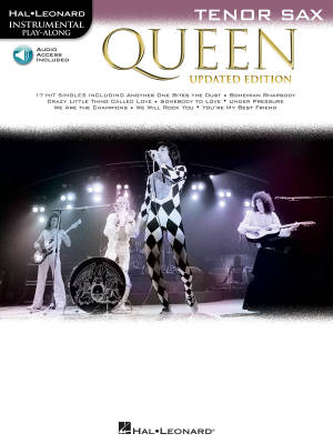 Hal Leonard - Queen (Updated Edition): Instrumental Play-Along - Tenor Sax - Book/Audio Online