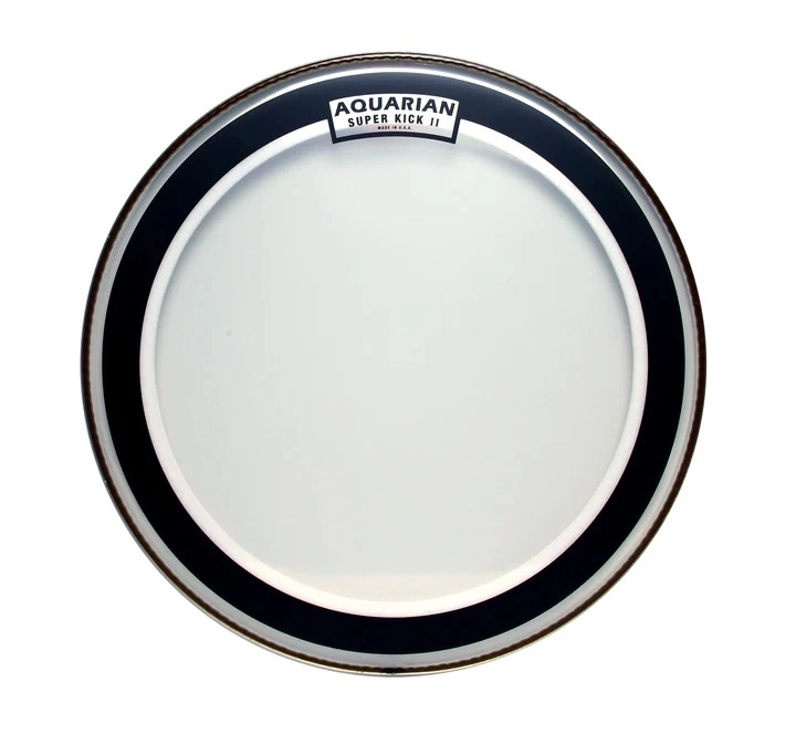 Super Kick II Clear Bass Drum Head - 20\'\'