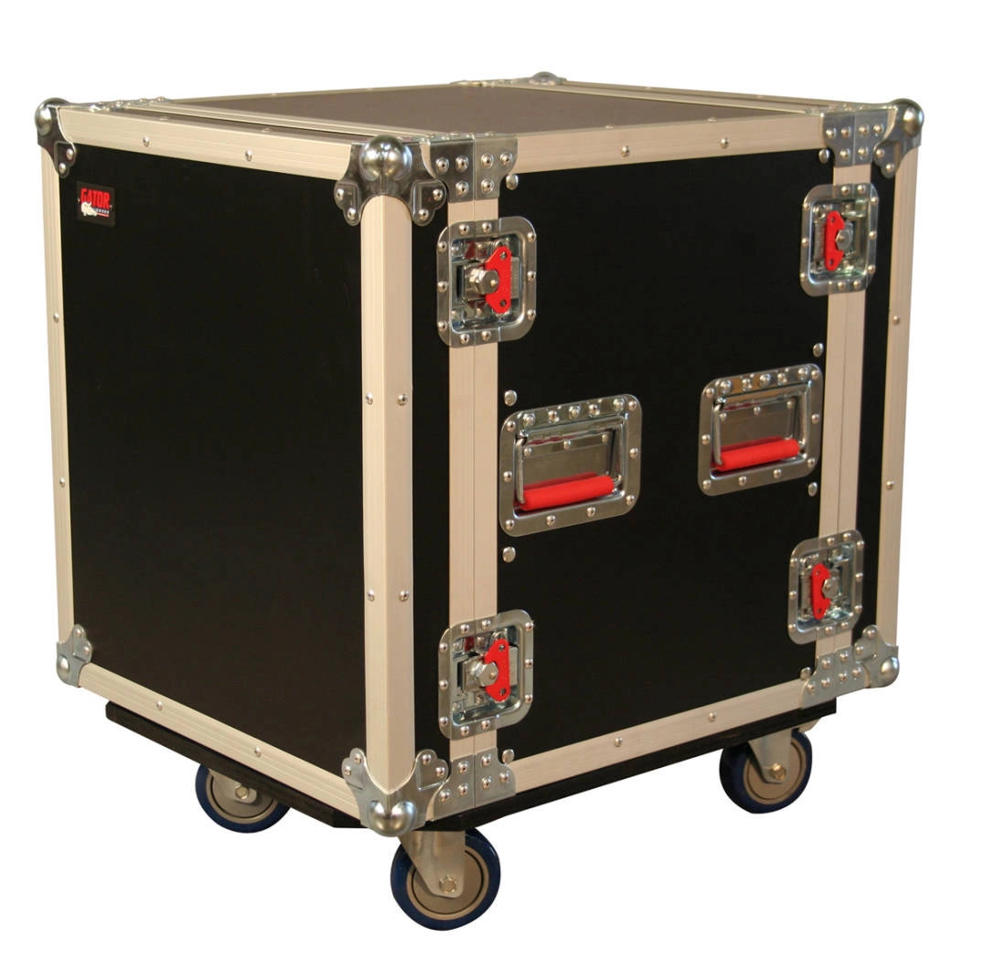 ATA Wood Deep Rack Case 12U; 24″ Deep; w/ Casters