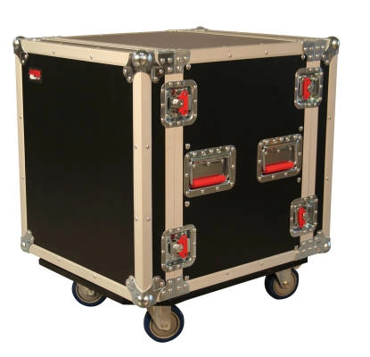 Gator - ATA Wood Deep Rack Case 12U; 24″ Deep; w/ Casters