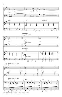 What the World Needs Now Is Love - David/Bacharach/Emerson - SATB