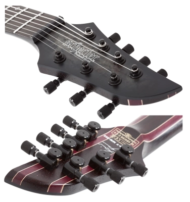 Keith Merrow KM-7 MK-III Artist 7-String Electric Guitar - Trans Black Burst