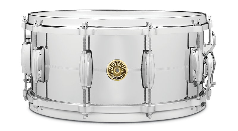 G4164 6.5x14\'\' Chrome Over Brass Snare Drum