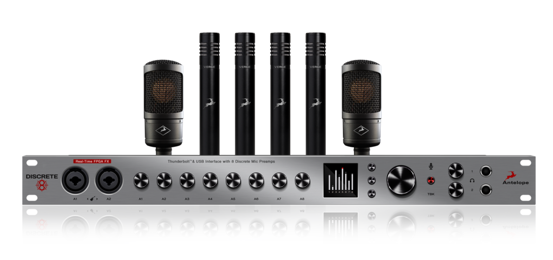 Discrete 8 Interface Bundle with 2 Edge Solo + 4 Verge Modelling Microphones