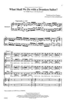 What Shall We Do With A Drunken Sailor? - Traditional/Eddleman - SATB