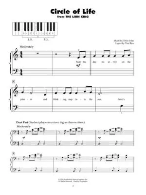 Disney Songs (2nd Edition) - Five Finger Piano - Book