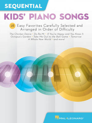 Hal Leonard - Sequential Kids Piano Songs - Easy Piano - Book