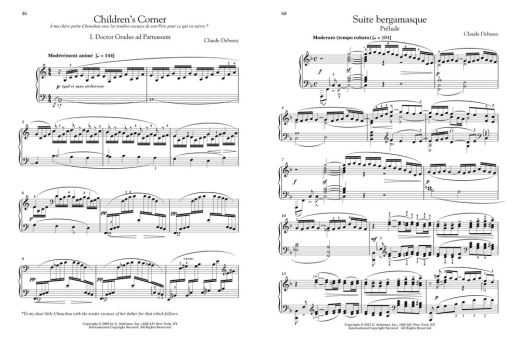 Debussy: 16 Piano Favorites - Harding - Piano - Book