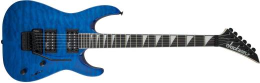 Jackson Guitars - JS Series Dinky Arch Top JS32Q DKA, Amaranth Fingerboard - Transparent Blue