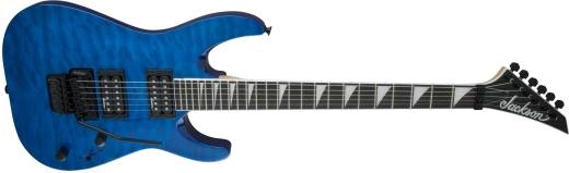 JS Series Dinky Arch Top JS32Q DKA, Amaranth Fingerboard - Transparent Blue