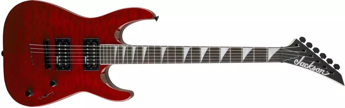 JS Series Dinky Arch Top JS32TQ DKA, Amaranth Fingerboard - Transparent Red