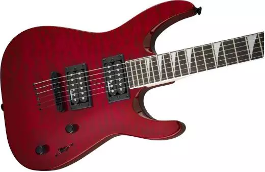 JS Series Dinky Arch Top JS32TQ DKA, Amaranth Fingerboard - Transparent Red