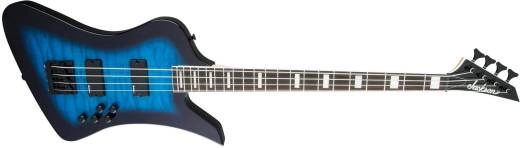 JS Series Kelly Bird JS3Q, Amaranth Fingerboard - Transparent Blue Burst