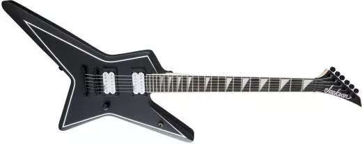 JS Series Signature Gus G. Star JS32, Amaranth Fingerboard - Satin Black with White Pinstripes