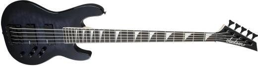 JS Series Concert Bass JS3VQ, Amaranth Fingerboard - Transparent Black Burst