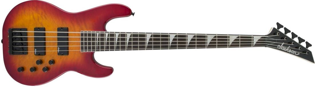 JS Series Concert Bass JS3VQ, Amaranth Fingerboard - Cherry Burst