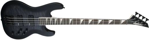 JS Series Concert Bass JS3Q, Amaranth Fingerboard - Transparent Black Burst