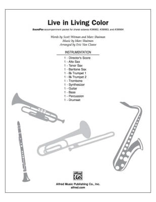 Alfred Publishing - Live in Living Color (From the Musical Catch Me If You Can) - Wittman/Shaiman/Van Cleave - SoundPax Accompaniment Parts