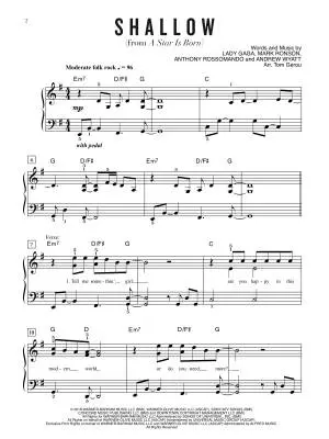 Shallow  (from A Star Is Born) - Lady Gaga/Gerou - Easy Piano - Sheet Music