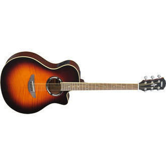 APX500IIFM - Acoustic/Electric - Flame Violin Sunburst
