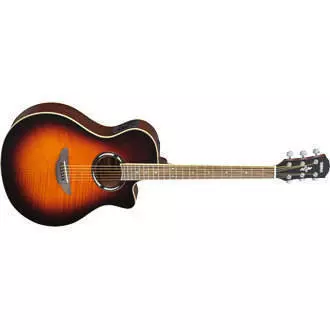 APX500IIFM - Acoustic/Electric - Flame Violin Sunburst