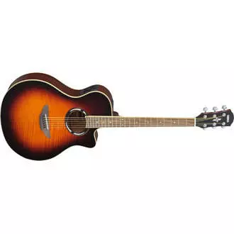 APX500IIFM - Acoustic/Electric - Flame Violin Sunburst