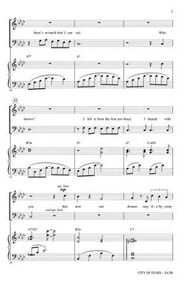 City of Stars (from La La Land) - Emerson - SATB