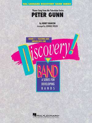 Hal Leonard - Peter Gunn - Mancini/Vinson - Concert Band - Gr. 1.5