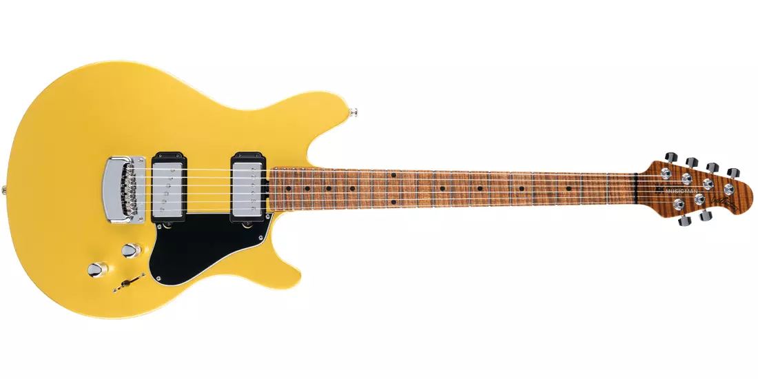 Valentine 6-String Electric Guitar w/Figured Roasted Maple Neck - Saturn Gold