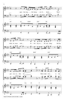 That\'s What Love Is For - Omartian /Mueller /Grant /Shaw - SATB