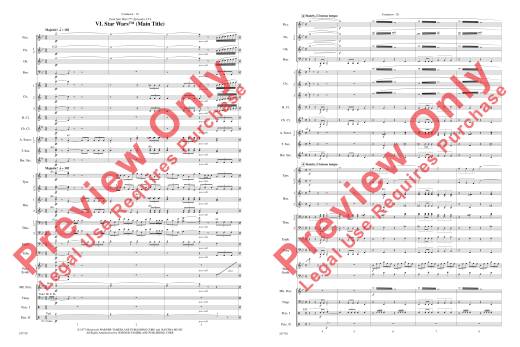 Suite from The Star Wars Epic - Part 2 - Williams/Smith - Concert Band - Gr. 3.5