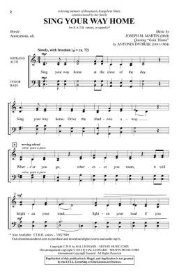 Sing Your Way Home - Martin - SATB