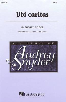 Hal Leonard - Ubi Caritas - Snyder - SATB