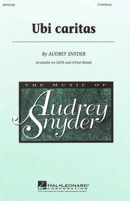 Hal Leonard - Ubi Caritas - Snyder - 3pt Mixed
