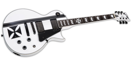 LTD Iron Cross Electric Guitar - Snow White