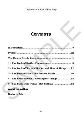 The Musician\'s Book of Five Rings - Kaufman - Book