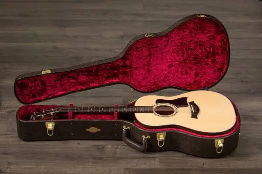 317e Grand Pacific Acoustic-Electric Guitar with V-Class Bracing, ES2 & Case - Natural