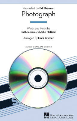 Hal Leonard - Photograph - Sheeran/McDaid/Brymer - ShowTrax CD