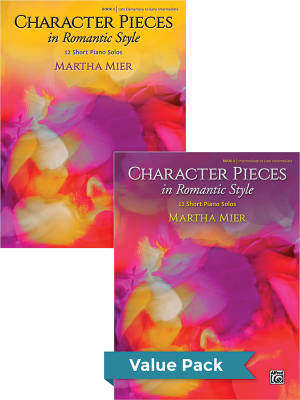 Alfred Publishing - Character Pieces in Romantic Style, Books 1-2 (Value Pack) - Mier - Piano - Books