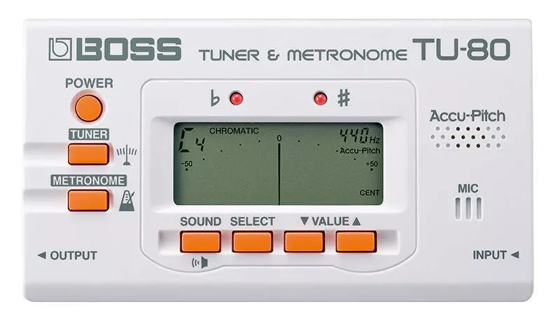 TU-80 - Tuner & Metronome - White