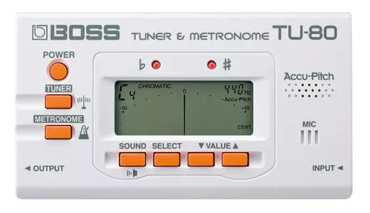 TU-80 - Tuner & Metronome - White
