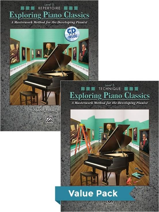 Exploring Piano Classics Level 5 (Value Pack) - Bachus - Piano - Books/CD