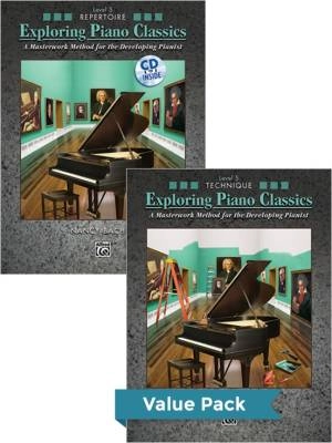 Alfred Publishing - Exploring Piano Classics Level 5 (Value Pack) - Bachus - Piano - Books/CD