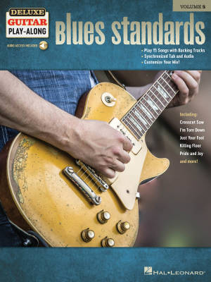 Blues Standards: Deluxe Guitar Play-Along Volume 5 - Guitar TAB - Book/Audio Online
