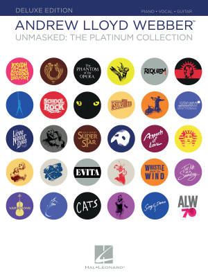 Andrew Lloyd Webber Unmasked: The Platinum Collection, Deluxe Edition - Piano/Vocal/Guitar - Book