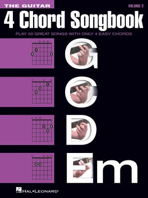 The Guitar 4-Chord Songbook, Volume 2 (G-C-D-Em) - Guitar - Book