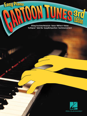Hal Leonard - Cartoon Tunes (3rd Edition) - Easy Piano - Book